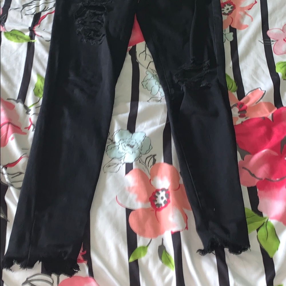 Black american eagle jeans size 6 regular!! - Picture 3 of 4